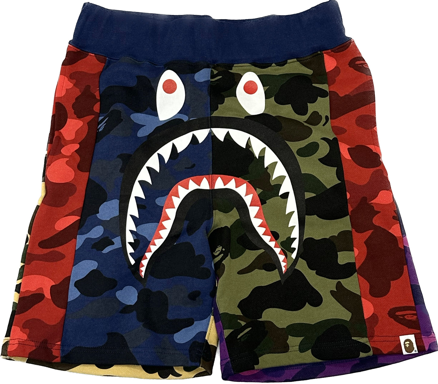 Bape Muti-Color Shark Shorts