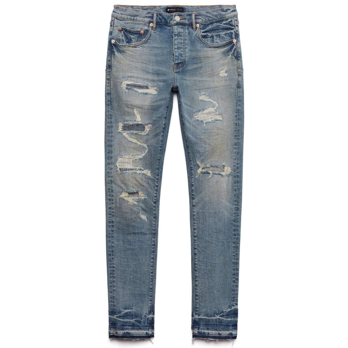 Purple Light Indigo Vintage P001 front