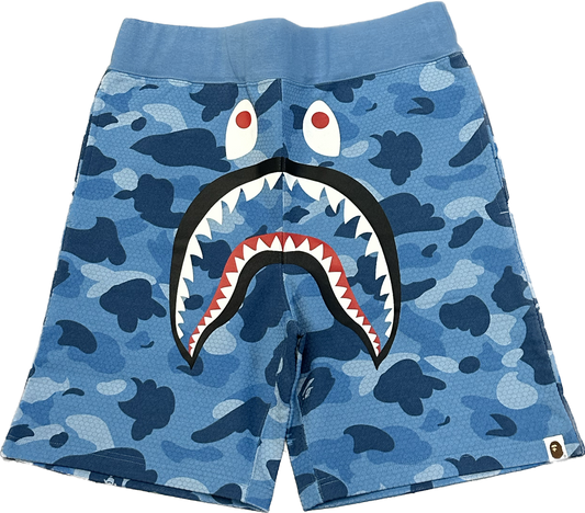 Pantalones cortos de camuflaje azul Bape