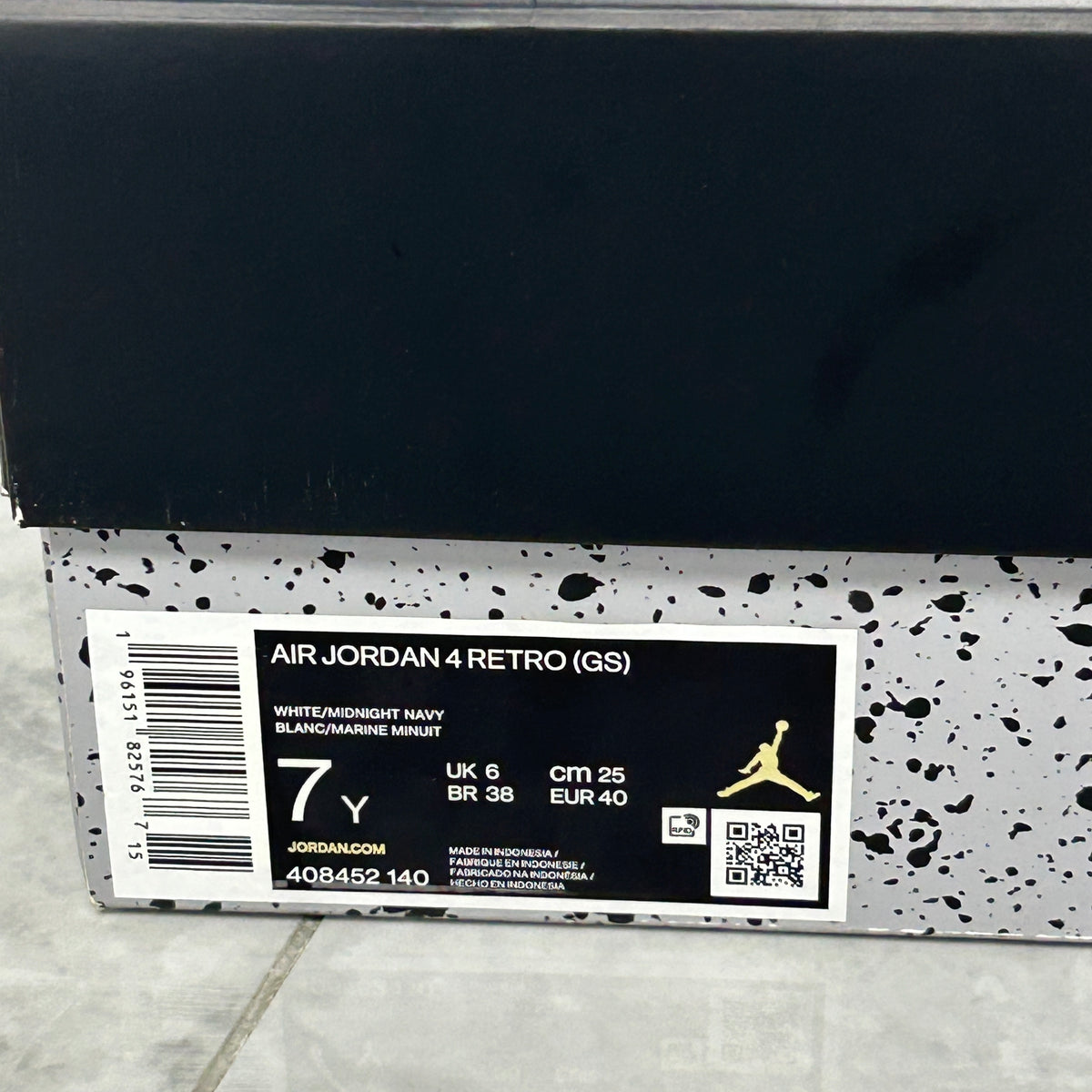 Jordan 4 Retro Midnight Navy GS - view 8