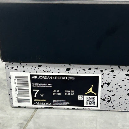 Jordan 4 Retro Midnight Navy GS - view 8