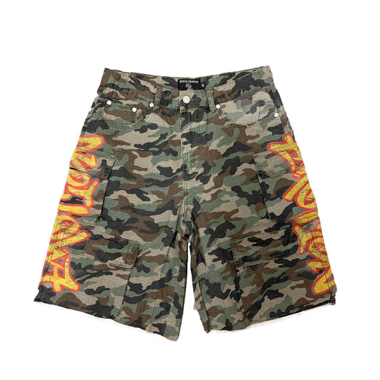 Mixed Emotions Battle Camo Shorts
