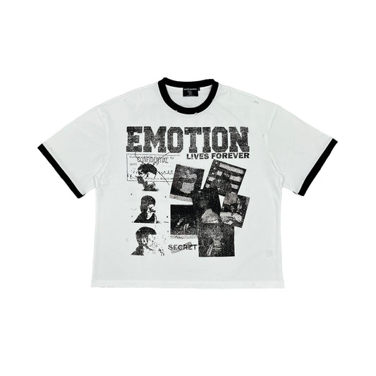 Mixed Emotions Secret Tee White