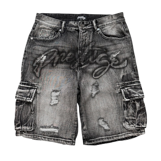 Prestige Rogue Jorts Black front