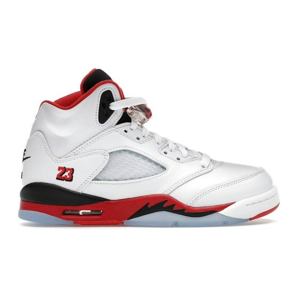 Jordan 5 Retro Fire Red Black Tongue 2025 GS